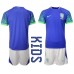 Cheap Brazil Away Football Kit Children World Cup 2022 Short Sleeve (+ pants)